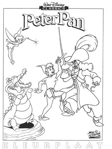 92 Ausmalbilder Peter Pan Kika | Ausmalbilder